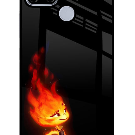 Ember Flame Realme C12/Narzo 20 Glass Case
