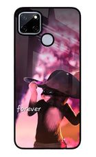 Forever Cat Realme C12/Narzo 20 Glass Case
