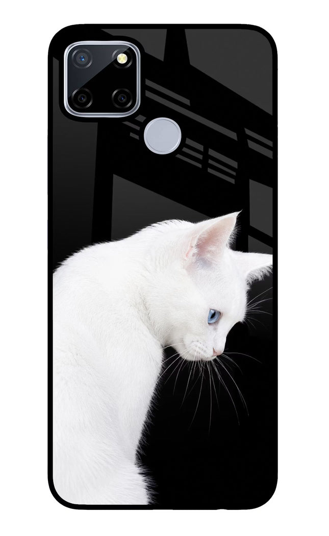 Snow Gaze Realme C12/Narzo 20 Glass Case Back Cover by Casekaro