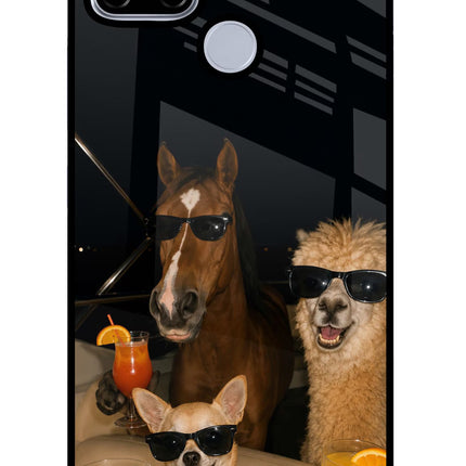 Party Squad Realme C12/Narzo 20 Glass Case