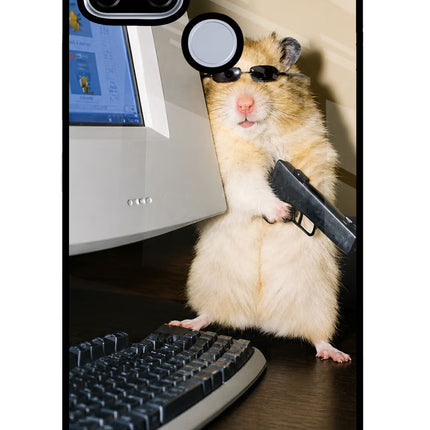 Hacker Hamster Realme C12/Narzo 20 Glass Case