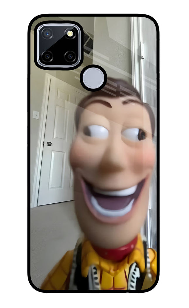 Side Eye Woody Realme C12/Narzo 20 Glass Case