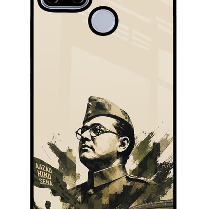 Netaji Rising Realme C12/Narzo 20 Glass Case