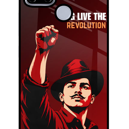 Bhagat Singh Revolution Realme C12/Narzo 20 Glass Case