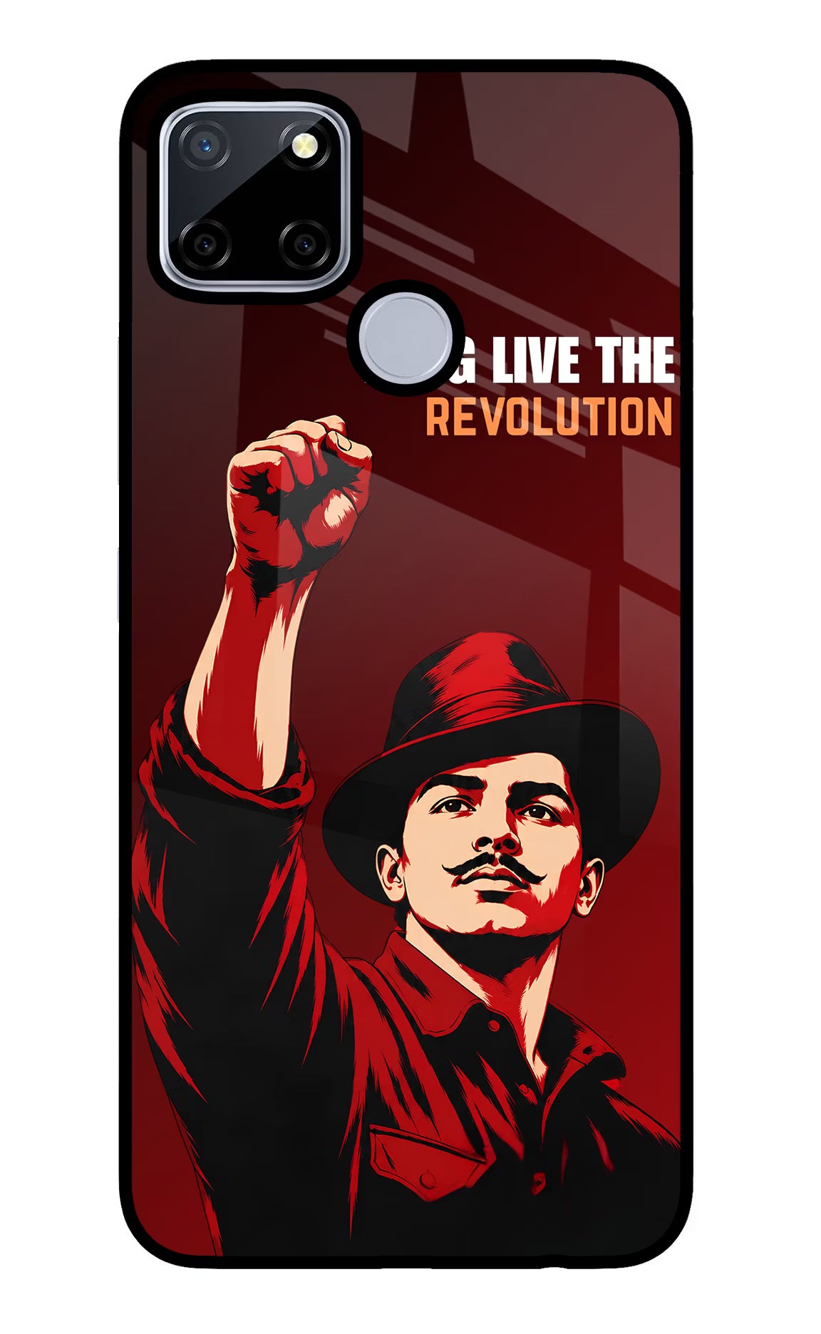 Bhagat Singh Revolution Realme C12/Narzo 20 Glass Case