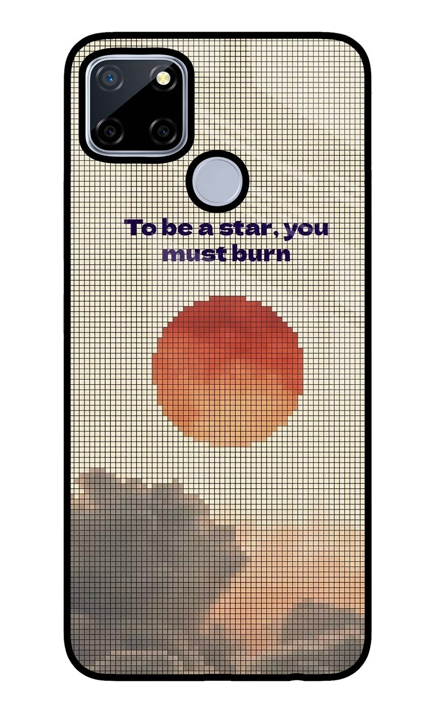 Pixel Sun Realme C12/Narzo 20 Back Cover, Glass case