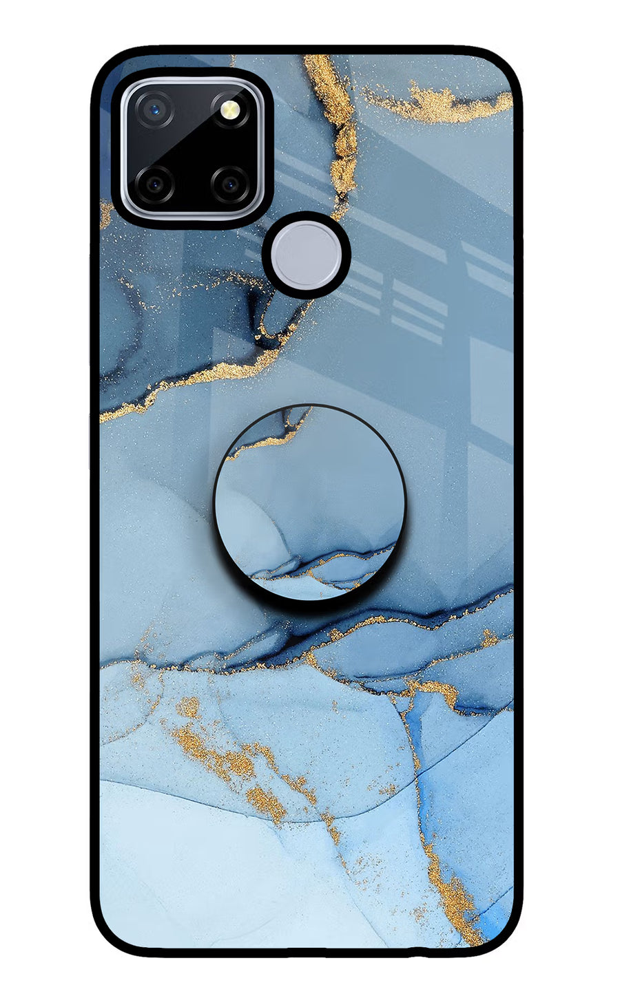 Blue Marble Realme C12/Narzo 20 Pop Case, Glass case