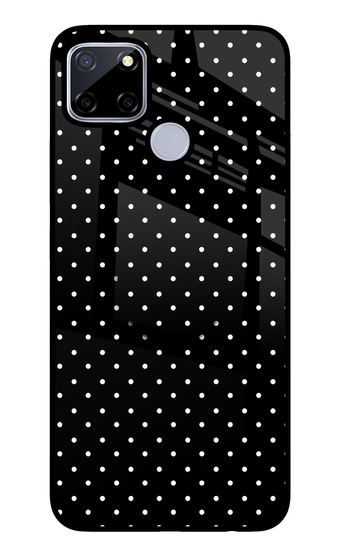 White Dots Realme C12/Narzo 20 Pop Case by Casekaro
