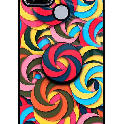 Spiral Pattern Realme C12/Narzo 20 Pop Case by Casekaro