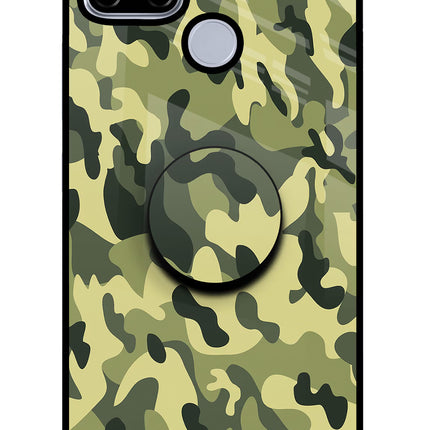 Camouflage Realme C12/Narzo 20 Pop Case by Casekaro