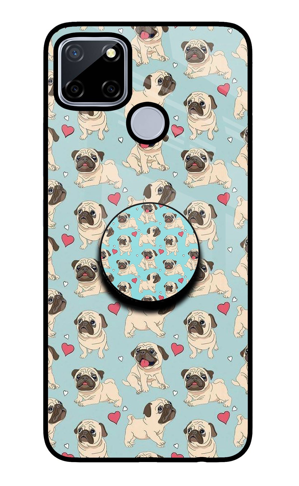 Pug Dog Realme C12/Narzo 20 Pop Case