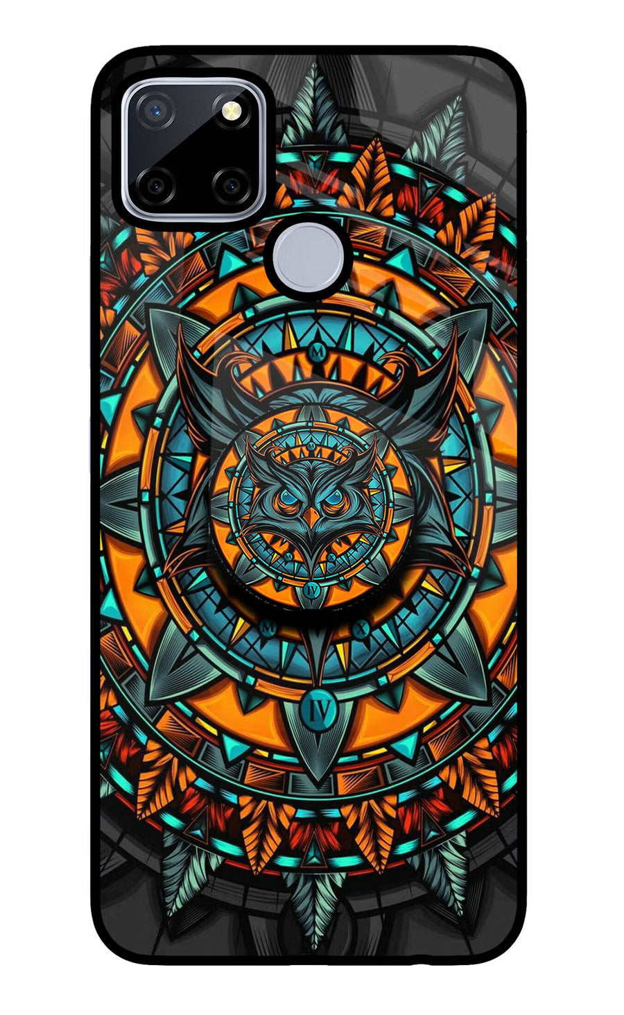 Angry Owl Realme C12/Narzo 20 Pop Case, Glass case