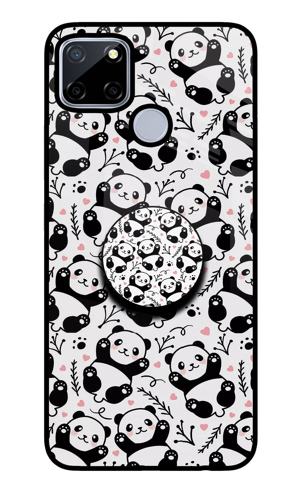 Cute Panda Realme C12/Narzo 20 Pop Case