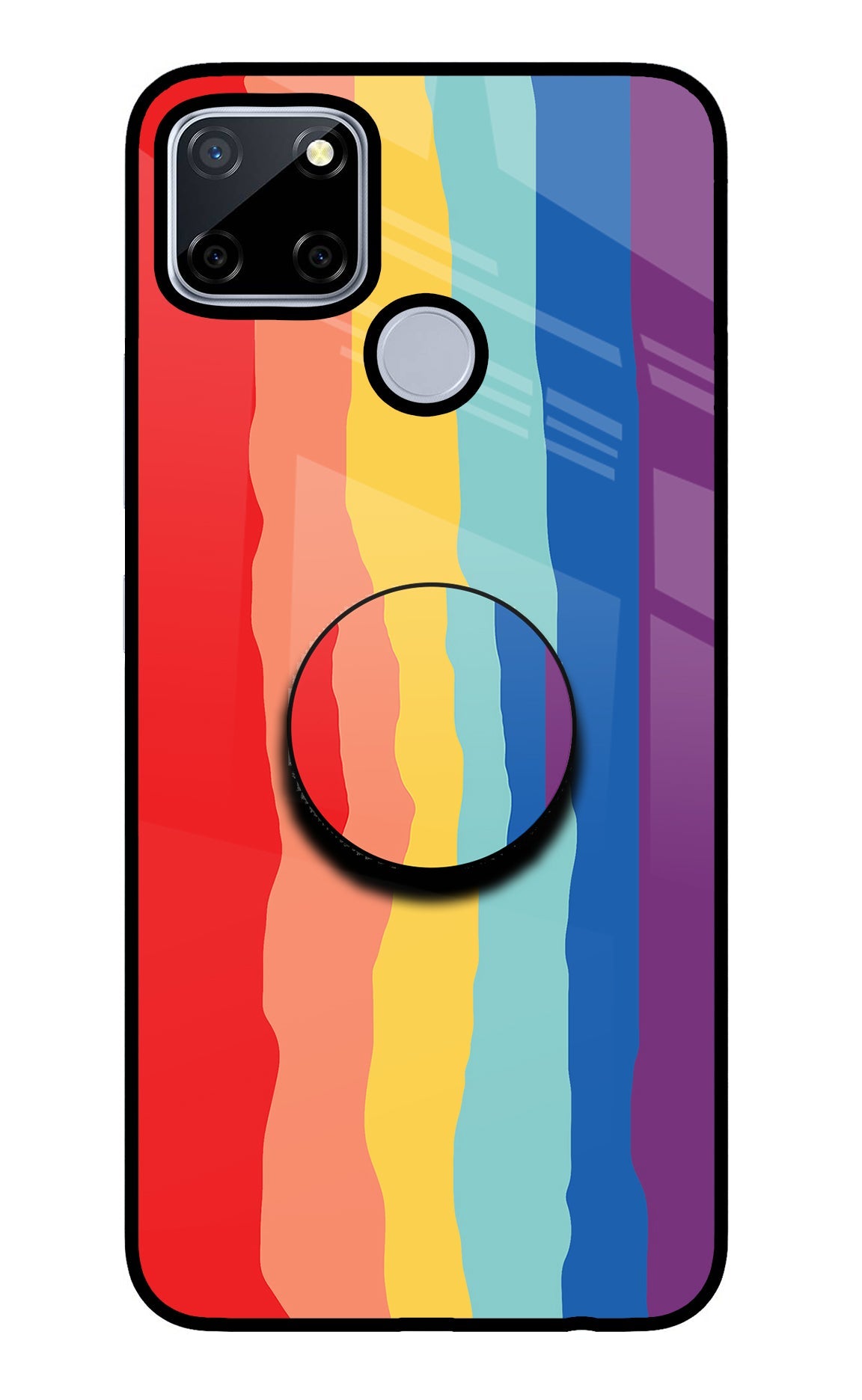 Rainbow Realme C12/Narzo 20 Glass Case