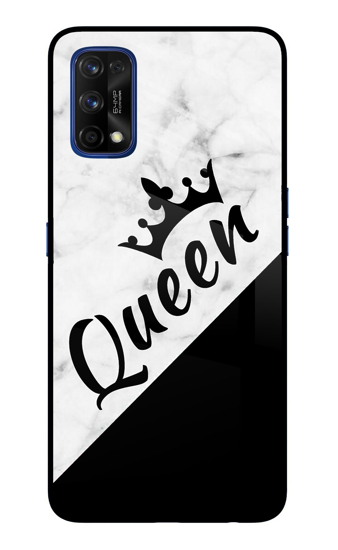 Queen Realme 7 Pro Glass Case