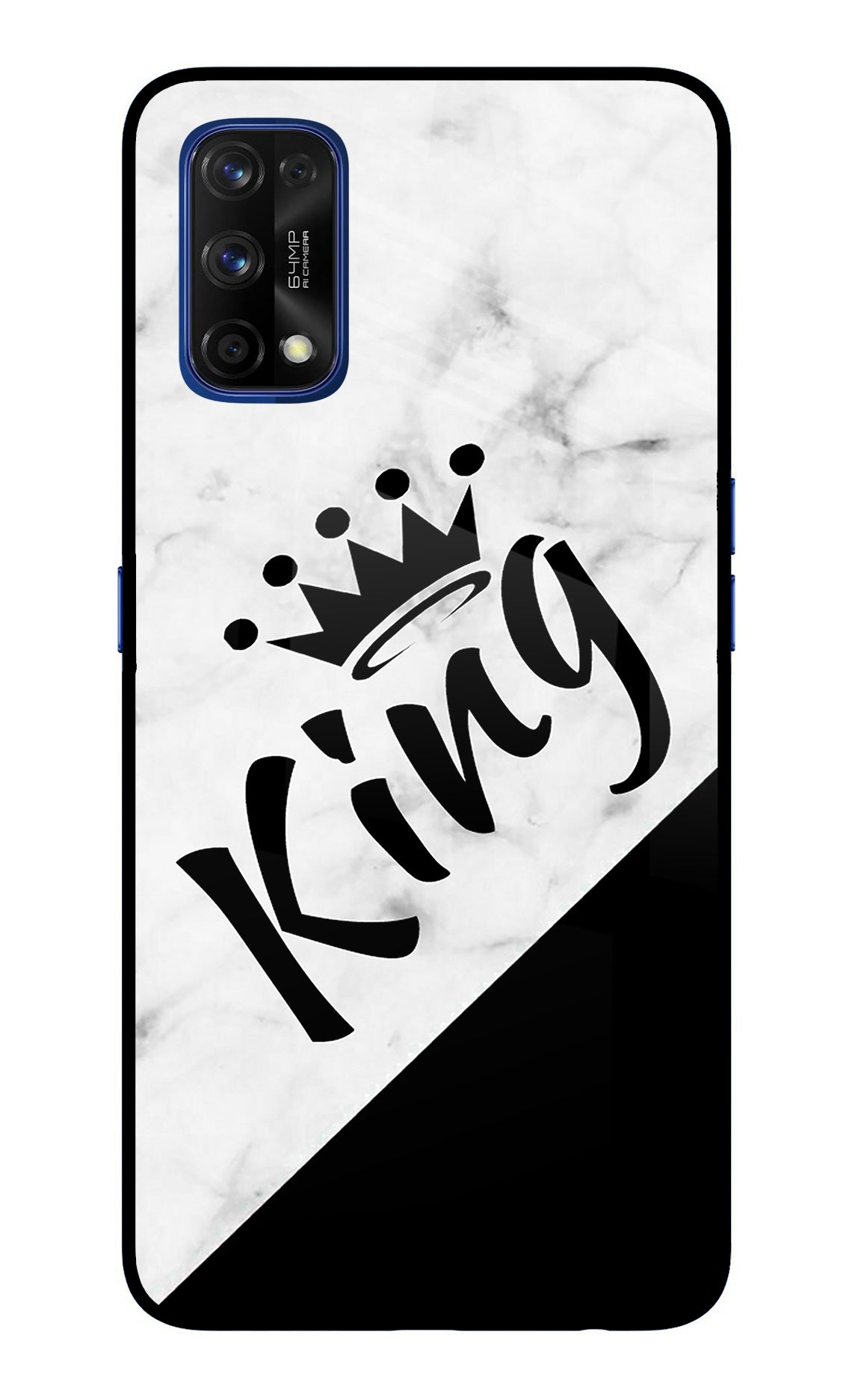 King Realme 7 Pro Glass Case