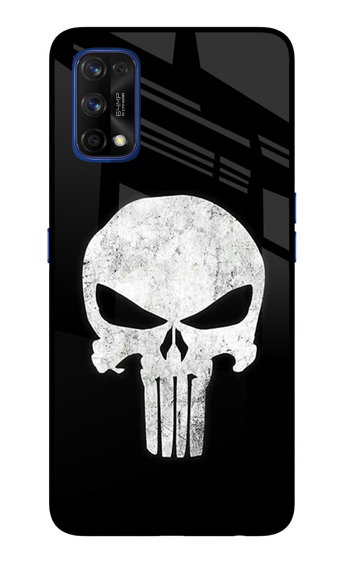 Punisher Skull Realme 7 Pro Glass Case