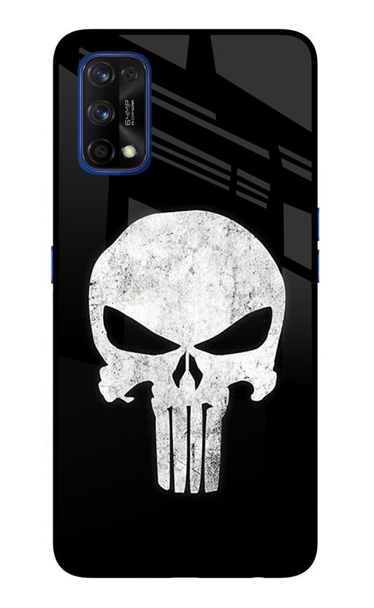 Punisher Skull Realme 7 Pro Glass Case