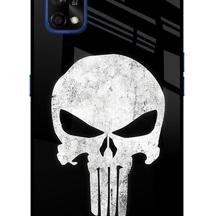 Punisher Skull Realme 7 Pro Glass Case Back Cover by Casekaro