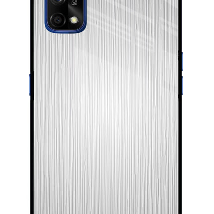 Wooden Grey Texture Realme 7 Pro Glass Case Back Cover by Casekaro