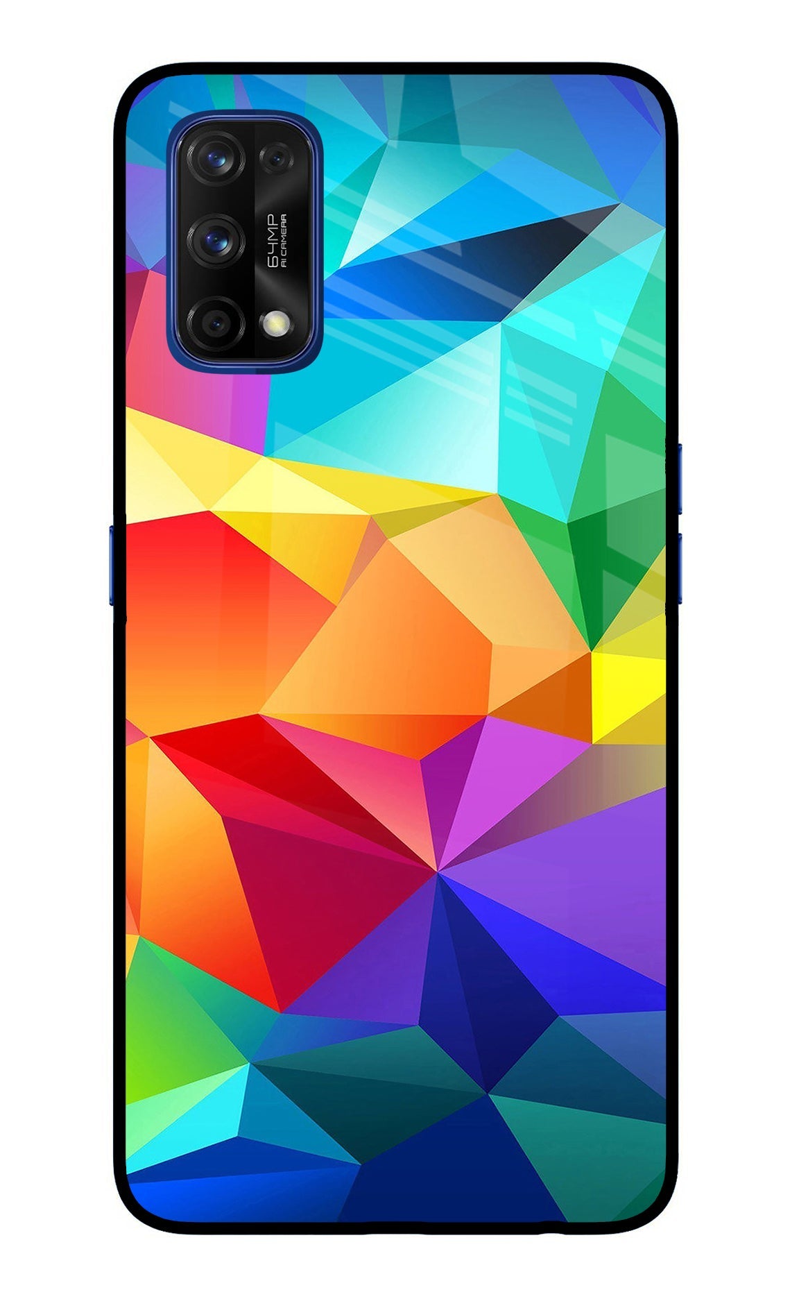 Abstract Pattern Realme 7 Pro Glass Case