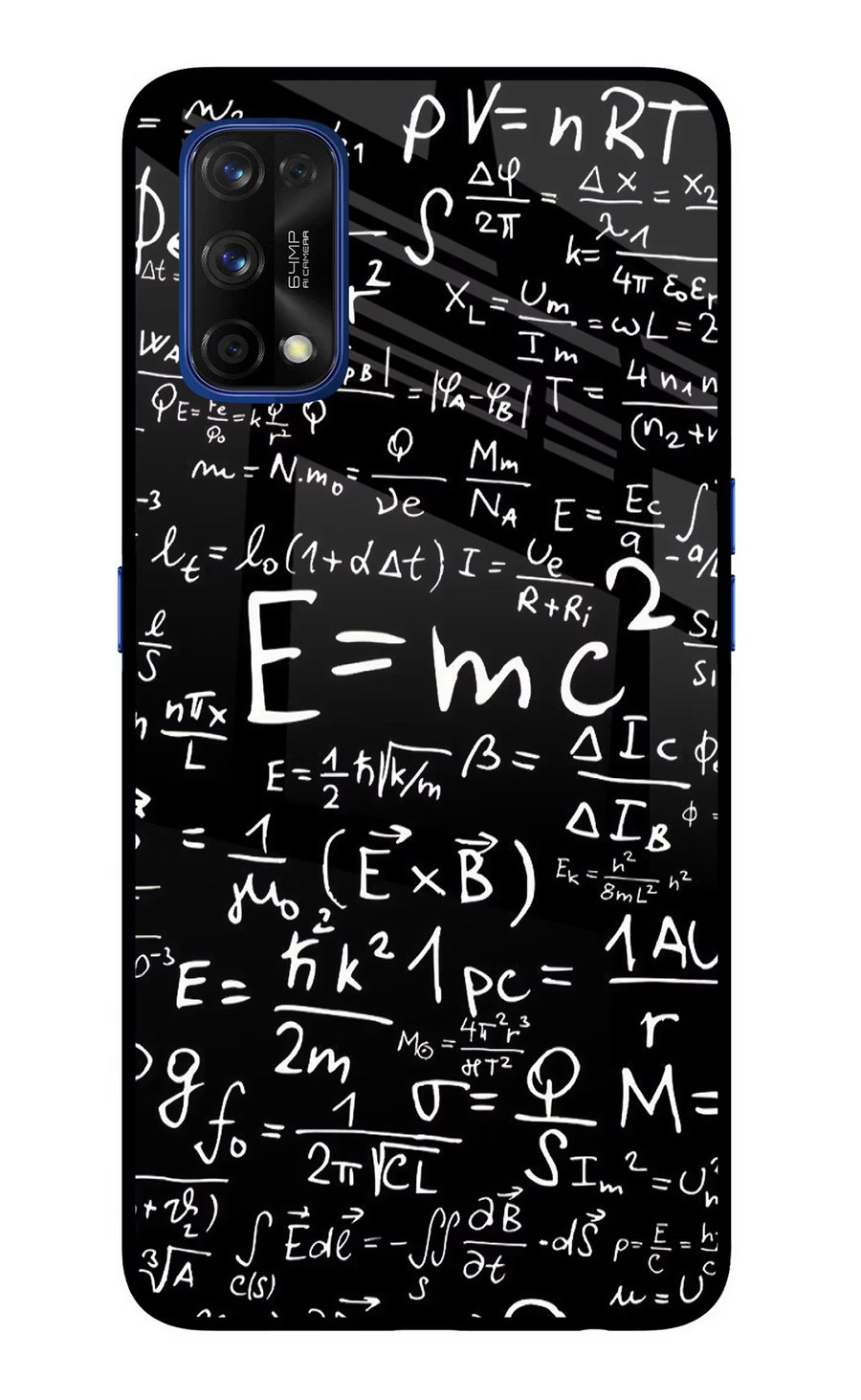 Physics Formula Realme 7 Pro Back Cover, Glass case