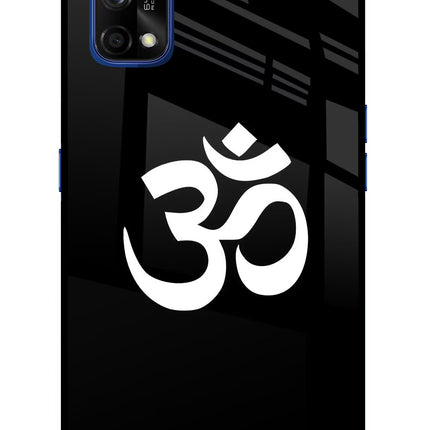 Om Realme 7 Pro Glass Case Back Cover by Casekaro