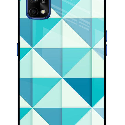 Abstract Realme 7 Pro Glass Case Back Cover by Casekaro