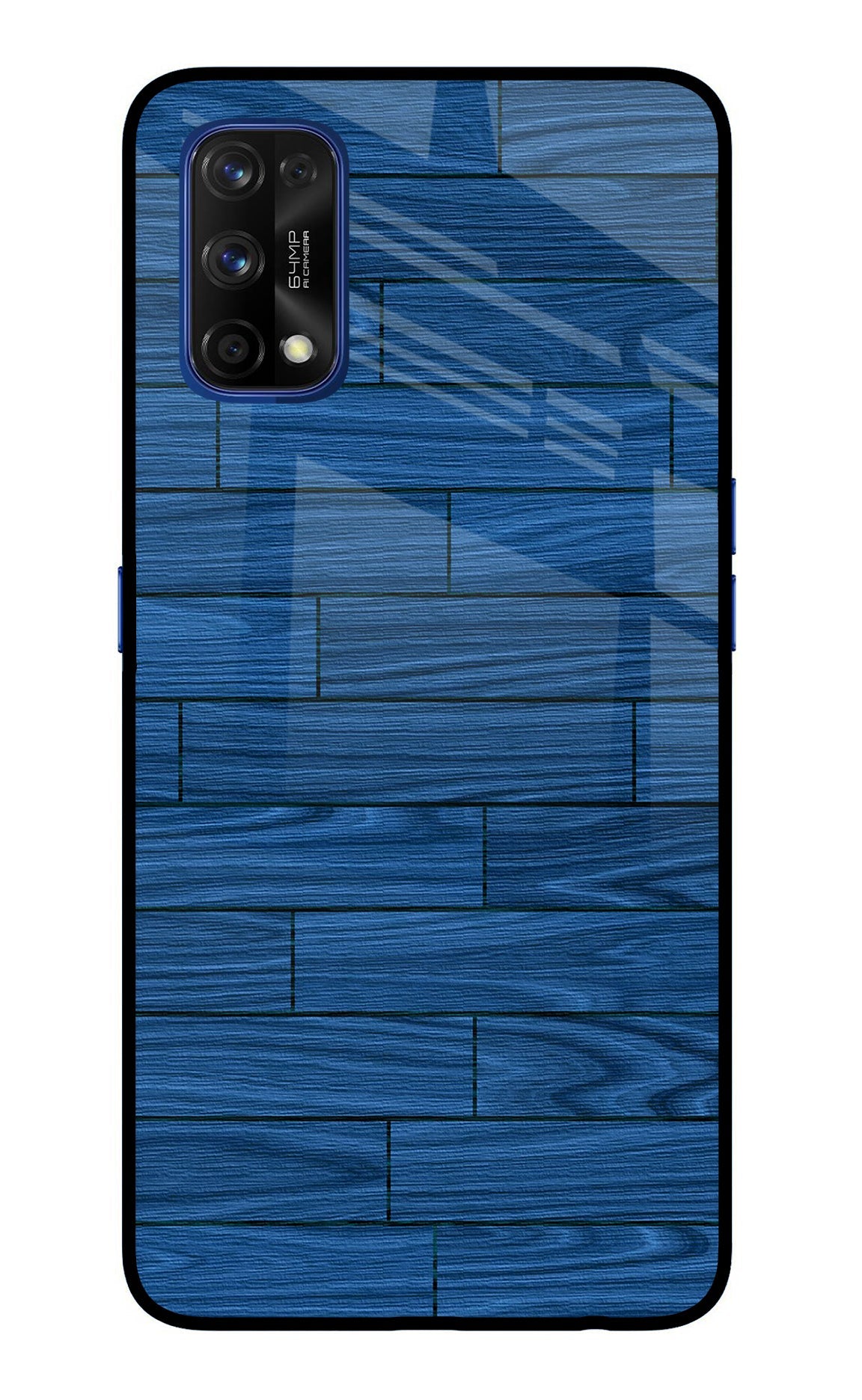 Wooden Texture Realme 7 Pro Glass Case