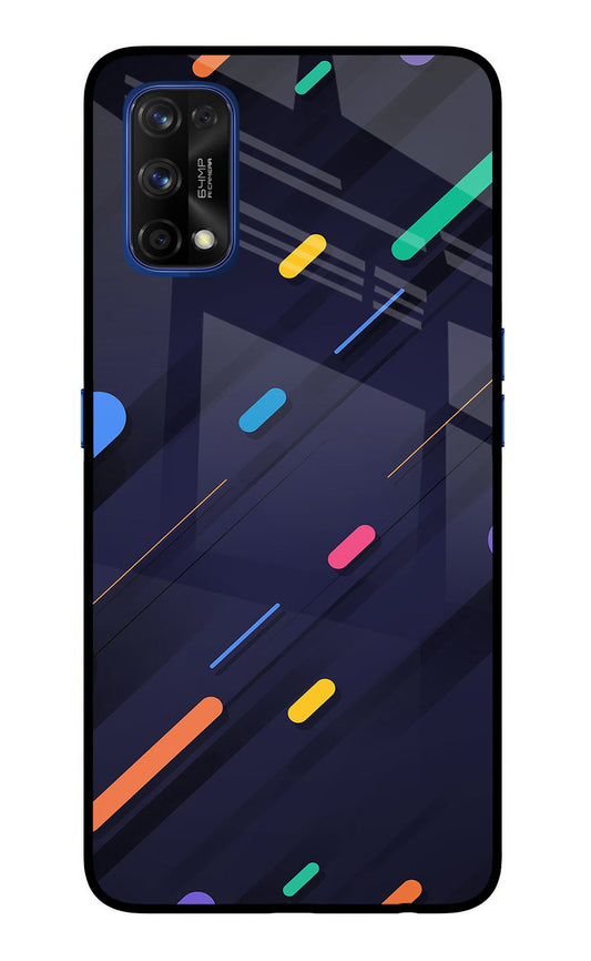 Abstract Design Realme 7 Pro Glass Case