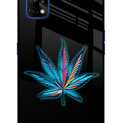 Weed Realme 7 Pro Glass Case Back Cover by Casekaro
