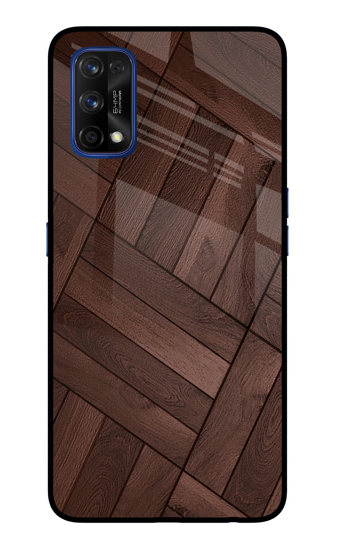 Wooden Texture Design Realme 7 Pro Back Cover