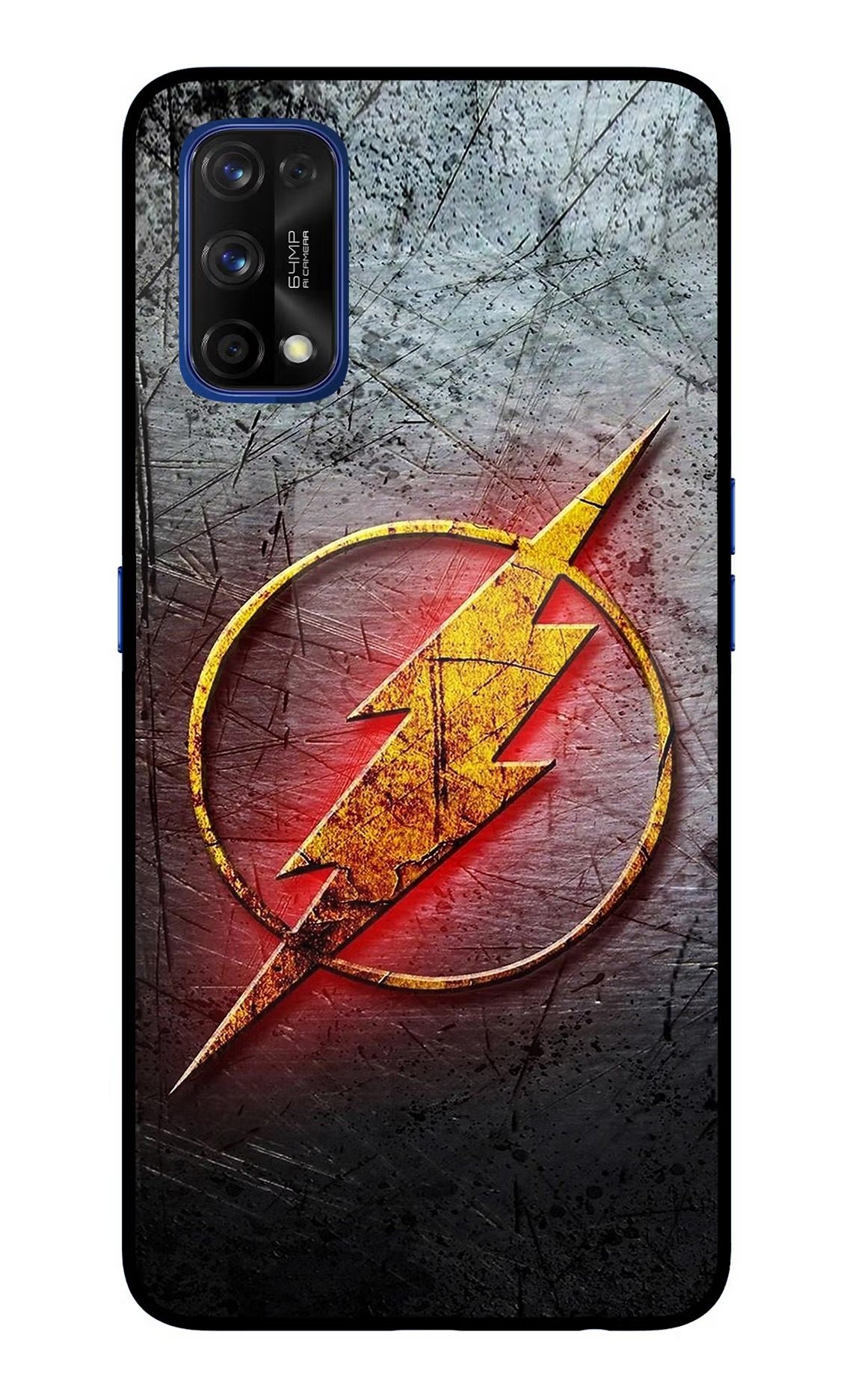 Flash Realme 7 Pro Glass Case Back Cover by Casekaro
