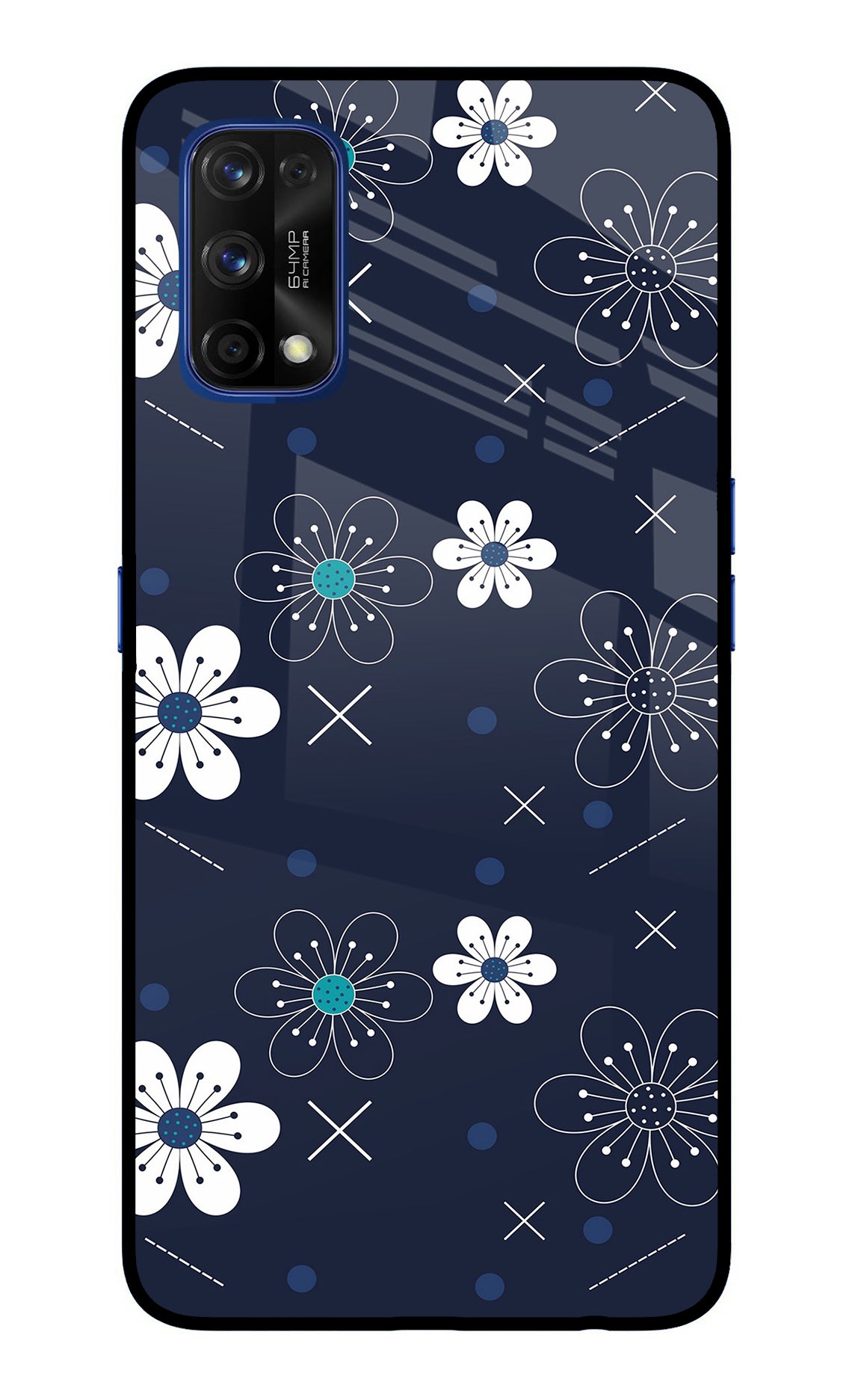 Flowers Realme 7 Pro Back Cover