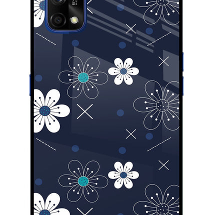 Flowers Realme 7 Pro Glass Case Back Cover by Casekaro