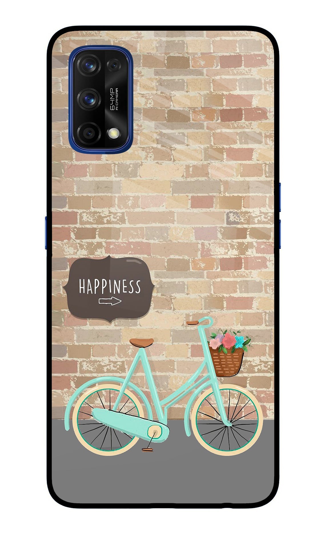 Happiness Artwork Realme 7 Pro Back Cover