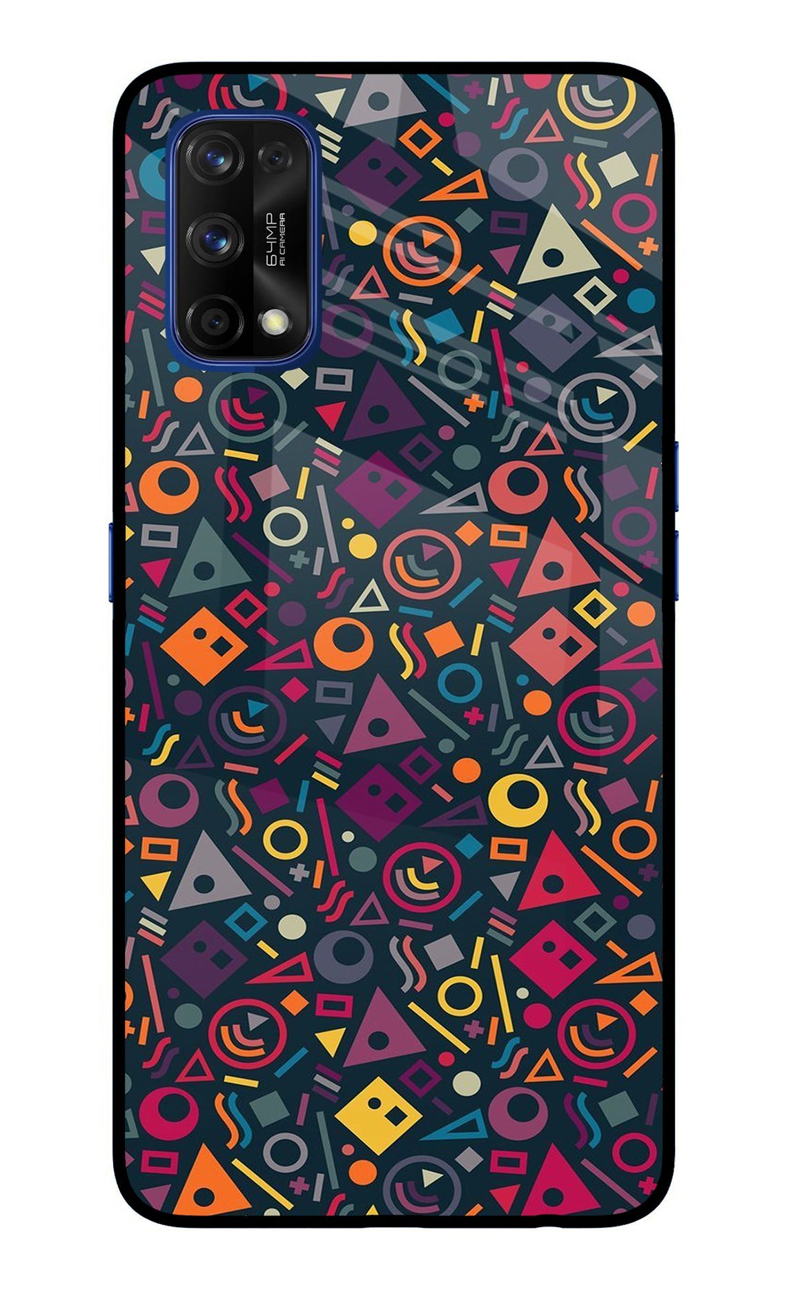 Geometric Abstract Realme 7 Pro Back Cover