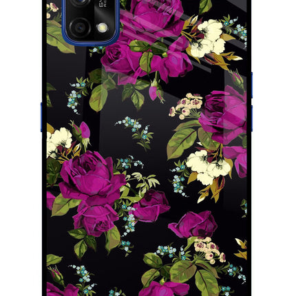 Flowers Realme 7 Pro Glass Case Back Cover by Casekaro