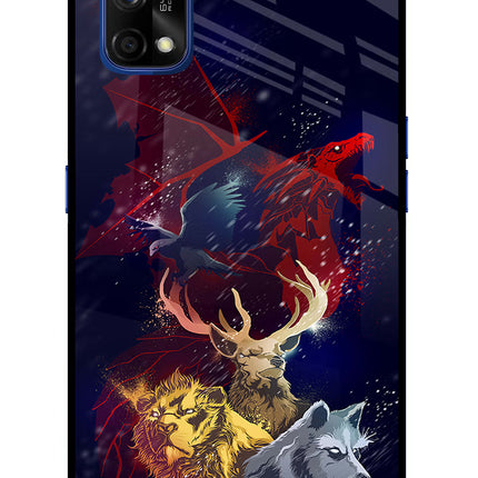 Game Of Thrones Realme 7 Pro Glass Case Back Cover by Casekaro