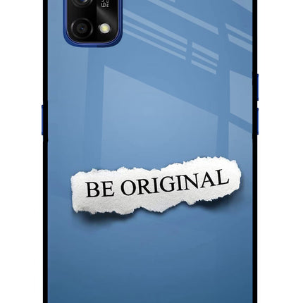 Be Original Realme 7 Pro Glass Case Back Cover by Casekaro