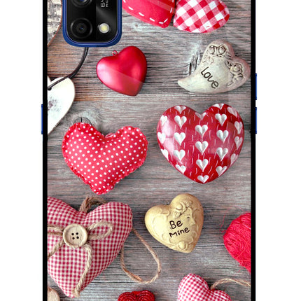 Love Wallpaper Realme 7 Pro Glass Case Back Cover by Casekaro
