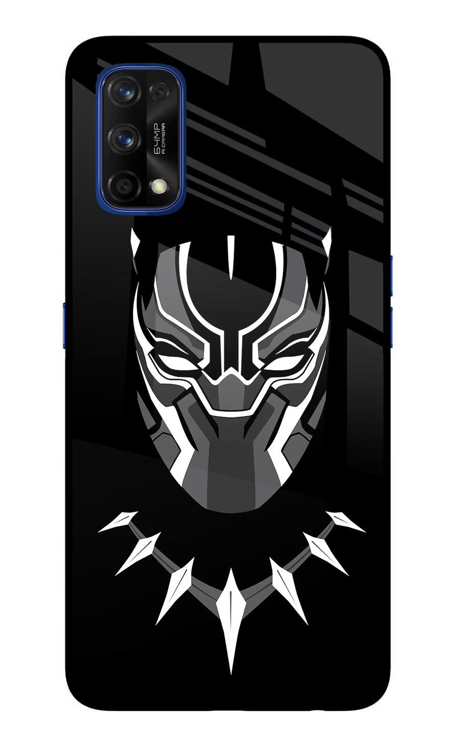 Black Panther Realme 7 Pro Back Cover, Glass case