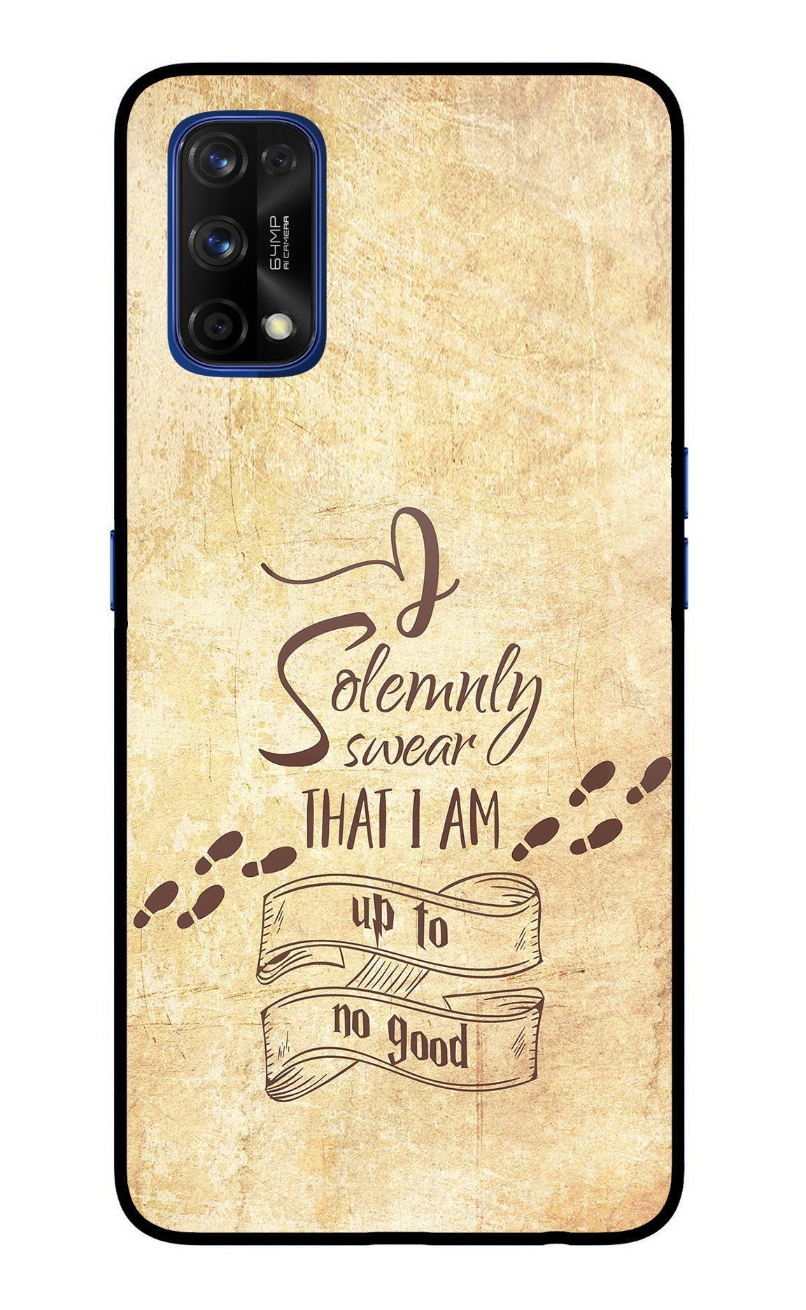 I Solemnly swear that i up to no good Realme 7 Pro Glass Case