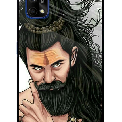 Mahadev Realme 7 Pro Glass Case Back Cover by Casekaro