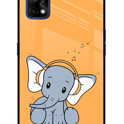 High On Music Realme 7 Pro Glass Case Back Cover by Casekaro