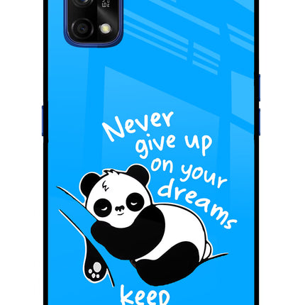 Keep Sleeping Realme 7 Pro Glass Case Back Cover by Casekaro