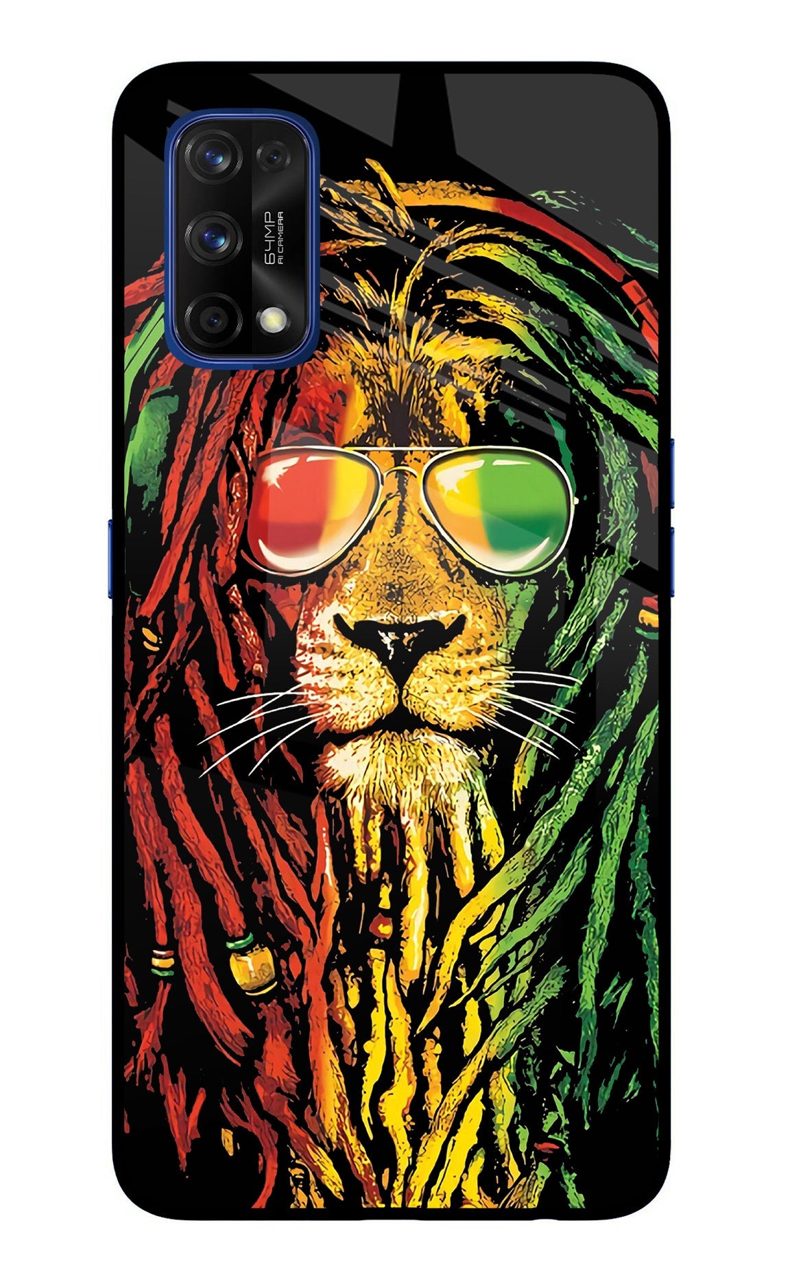 Rasta Lion Realme 7 Pro Back Cover