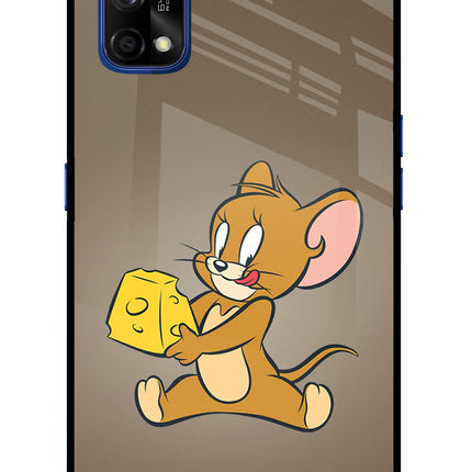 Jerry Realme 7 Pro Glass Case Back Cover by Casekaro