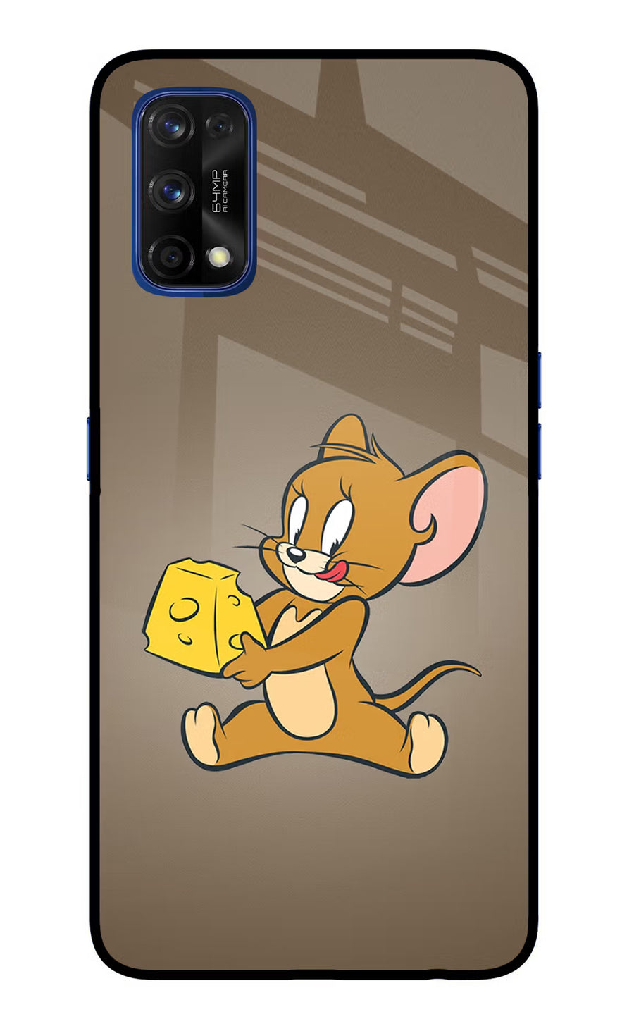 Jerry Realme 7 Pro Back Cover, Glass case
