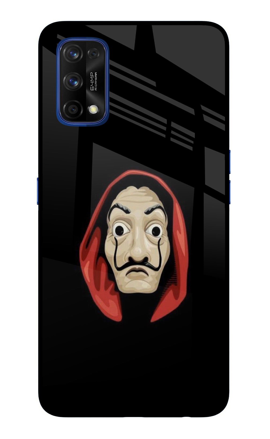 Money Heist Realme 7 Pro Glass Case